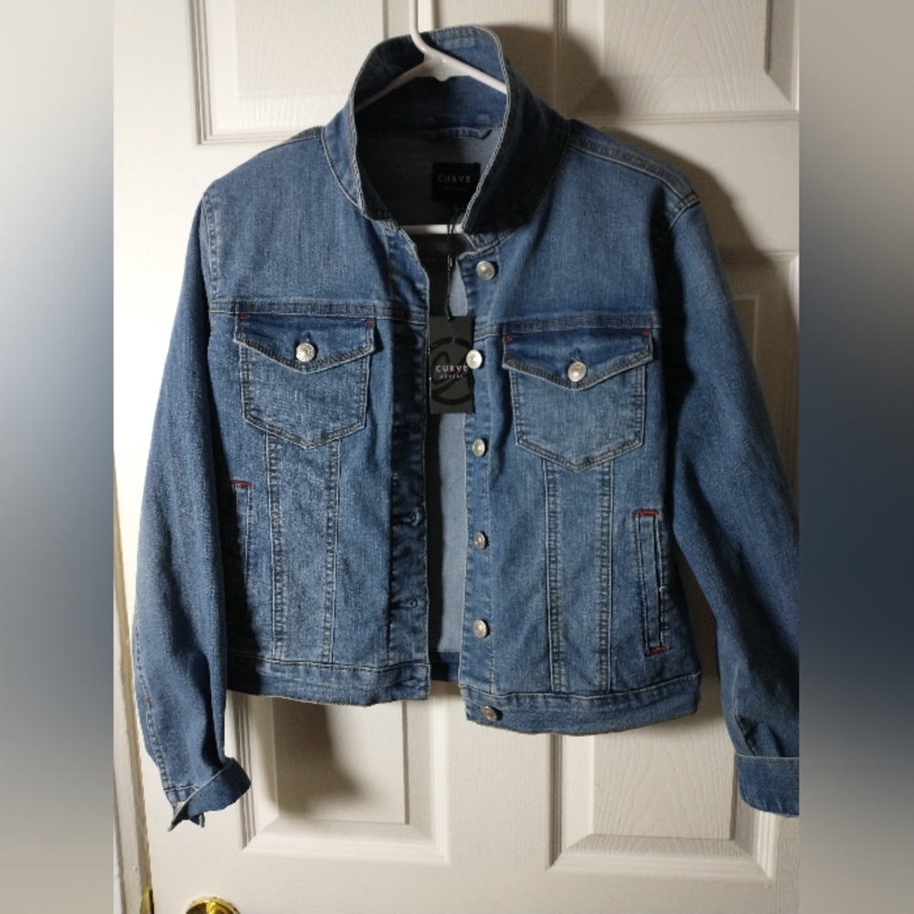 NWT Curve Appeal Jean Jacket